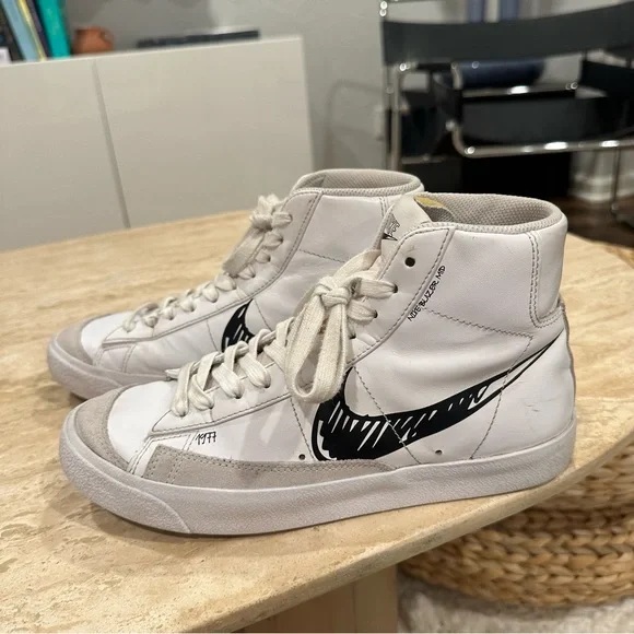 Nike Blazer Mid 77 'Sketch - Black' - Picture 8 of 10